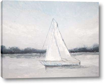 Picture of Lighter Blue Sail Boat