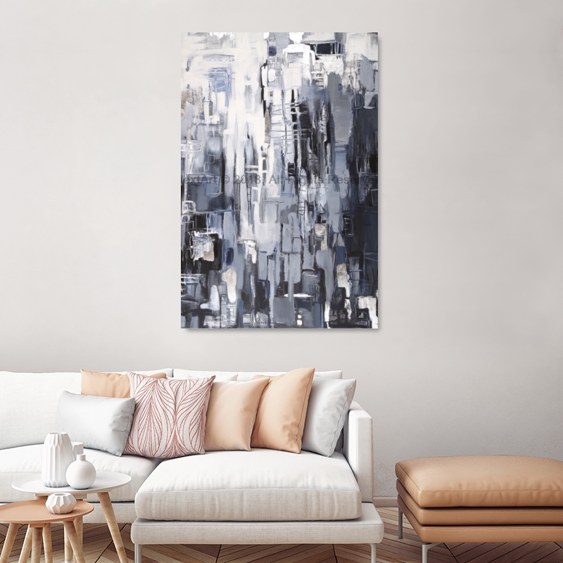 nextART. Abstract With Silver Foil