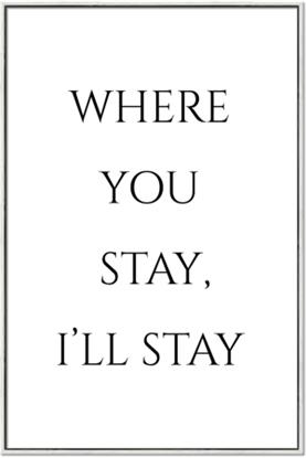 Picture of Where You Stay - I'll Stay II