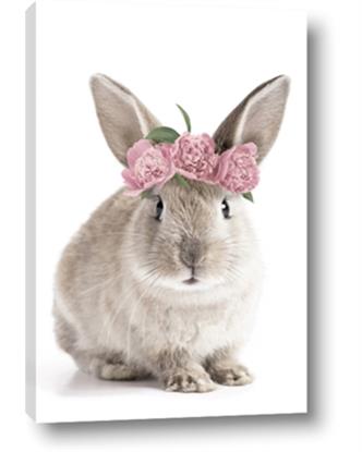 Picture of Floral In Front Bunny