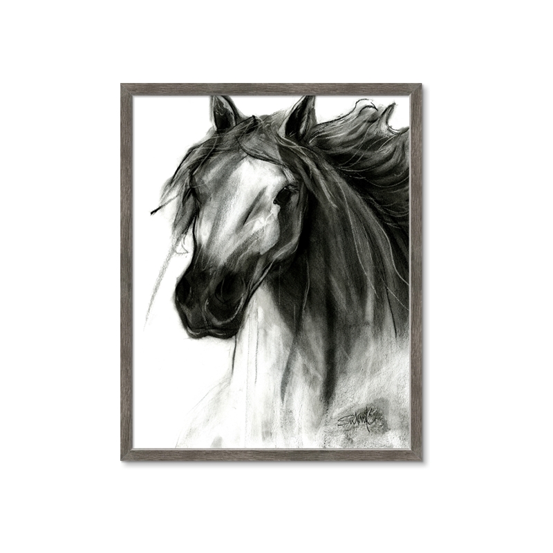 nextART. Sketched Horse