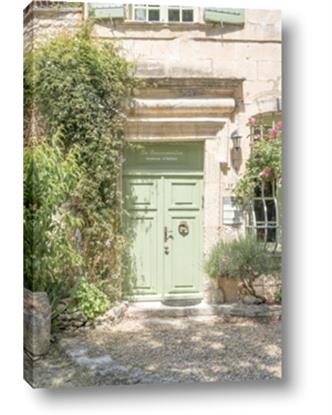 Picture of Pastel Green Door in Spring