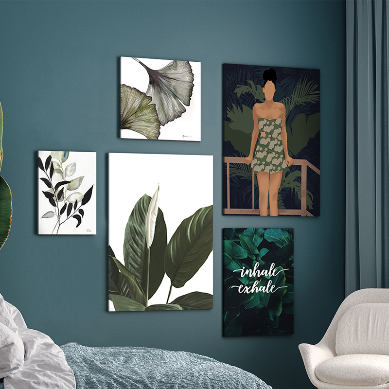 Greens-sage-botanical-leaves-inhale-exhale-bedroom-tropical-women-lady-ginko