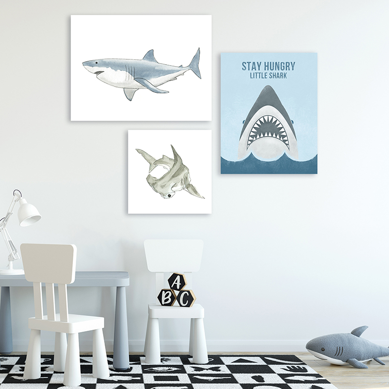 Sharkes-fish-blue-water-playroom-animals-boys